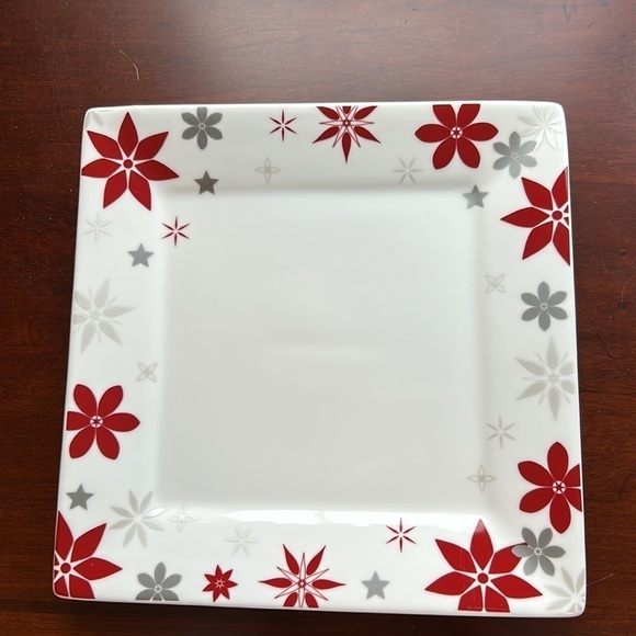 Food network 10”x10” cookie plate new without box or tag heavy porcelain plate - Picture 8 of 8